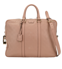Briefcase, Leather, Pink, 208463, PLK/S, 3*